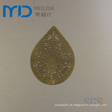 Atacado Brasil Moda Cobre Jóias Filigree Eardrop Folha